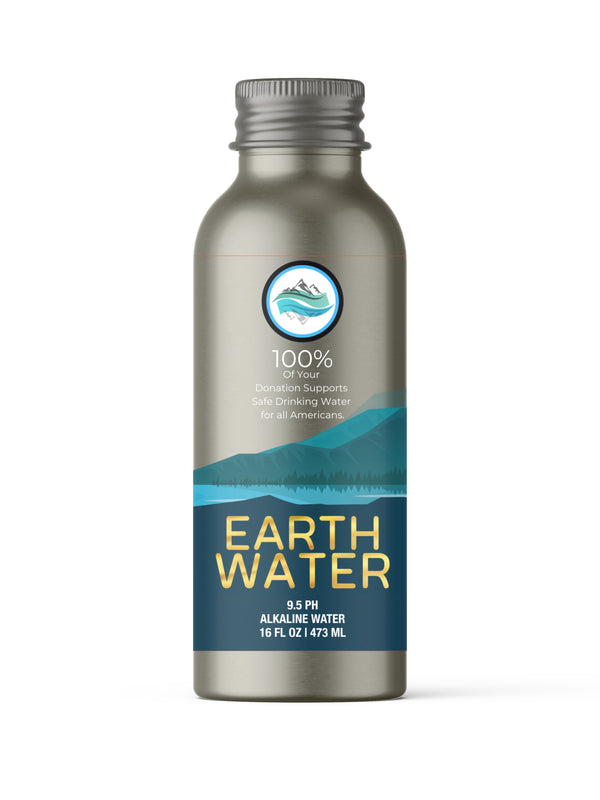 Earth Water Bottled Alkaline Water Case | 24 Bottles